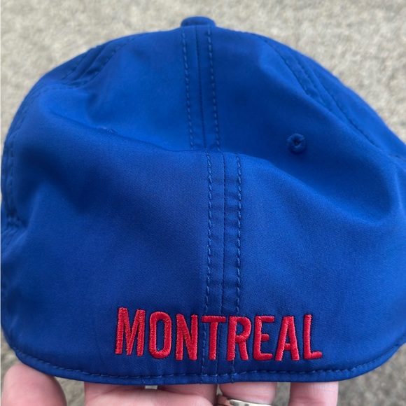 NHL Montreal Canadiens HABS 2017 100th anniversary flexfit hat med-large NWT - Picture 6 of 8